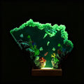Handmade Ocean Jellyfish & Coral Reef Diorama Night Light