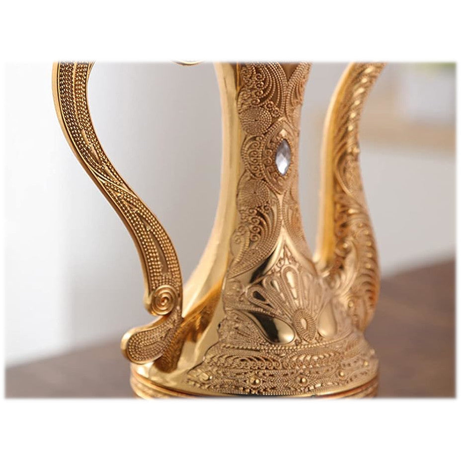 Golden Coffee Tea Set with Tray