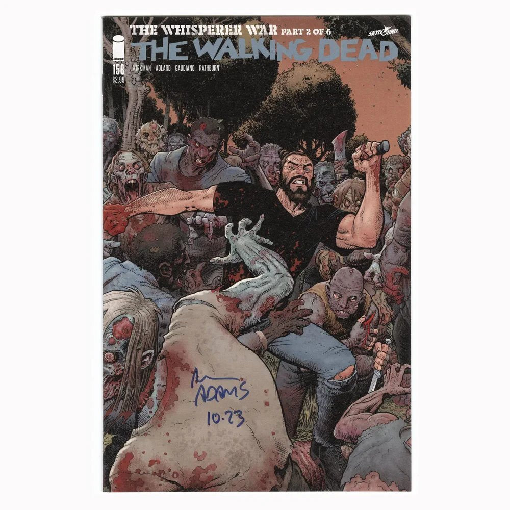 Rare The Walking Dead Issue #158 Signed by Artist