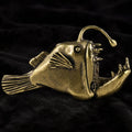 Solid Brass Lamp Fish
