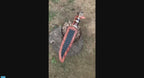 Handcrafted Damascus Steel Bowie Knife with Stag Horn