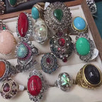 20-Piece Assorted Statement Fashion Ring Lot