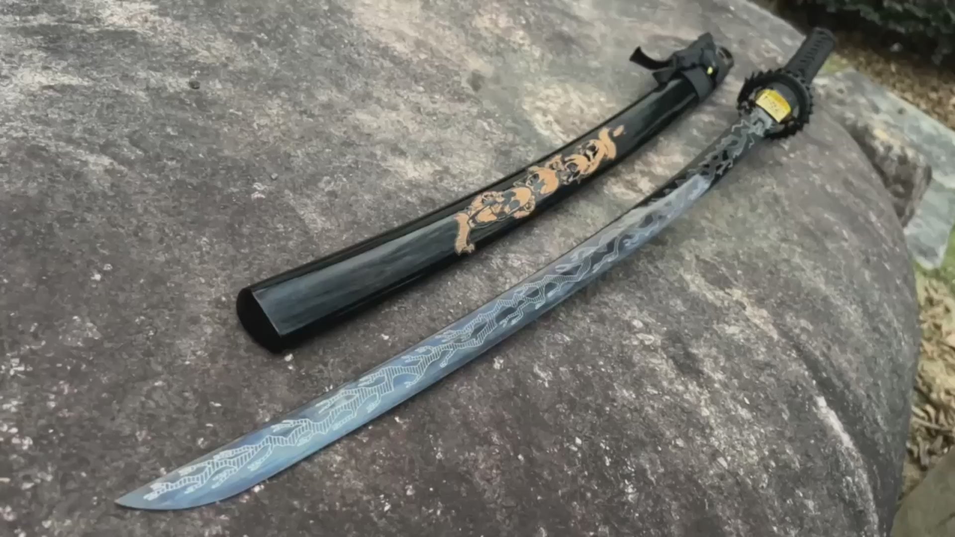 Handmade Carbon Steel Katana with Scabbard