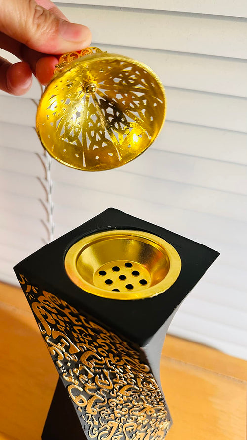 Black Bakhoor Burner