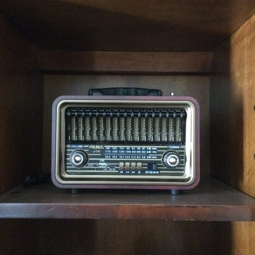 Vintage AM FM Radio with Bluetooth