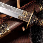 Hand-Forged Damascus Katana